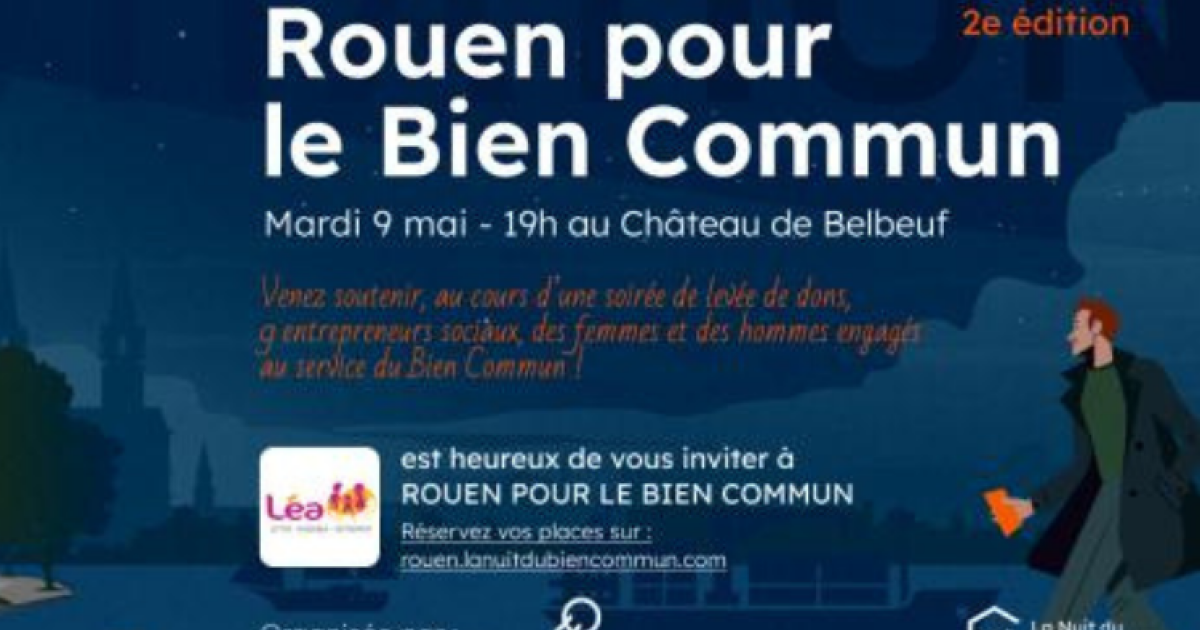 LÉA lauréate de la Nuit du bien commun de Rouen Association LÉA